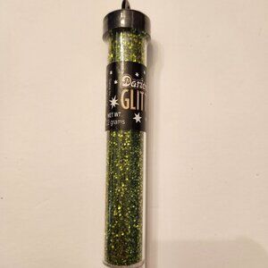 Green Glitter Darice Tube Craft 22 Grams LIGHT GREEN